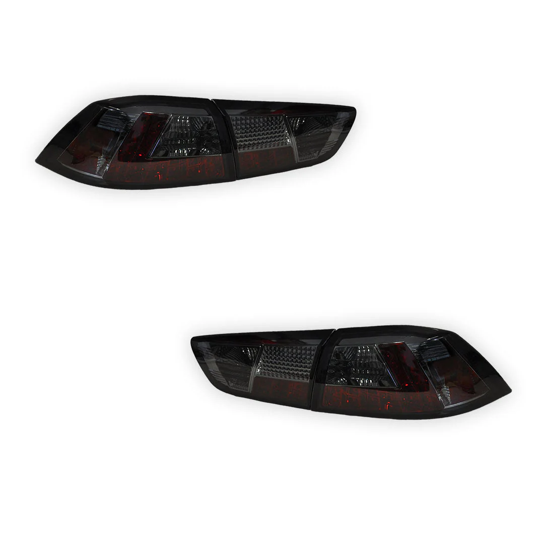 Mitsubishi Lancer CJ / CF (2007 - 2018) Smoked LED Tail Lights LH + RH - Image 6