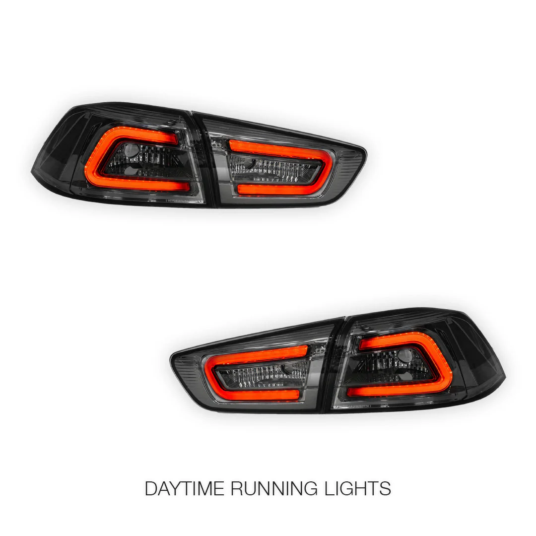 Mitsubishi Lancer CJ / CF (2007 - 2019) 3D LED Tail Lights LH + RH - Image 2