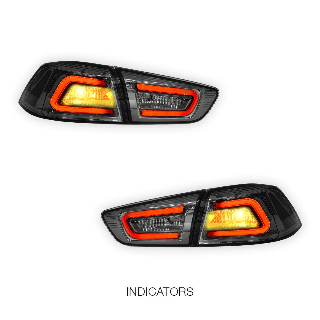 Mitsubishi Lancer CJ / CF (2007 - 2019) 3D LED Tail Lights LH + RH - Image 3