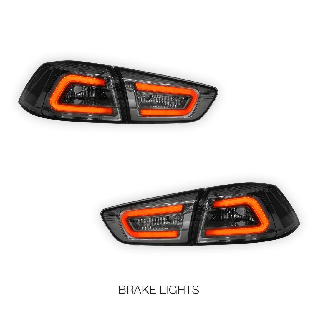 Mitsubishi Lancer CJ / CF (2007 - 2019) 3D LED Tail Lights LH + RH - Image 4