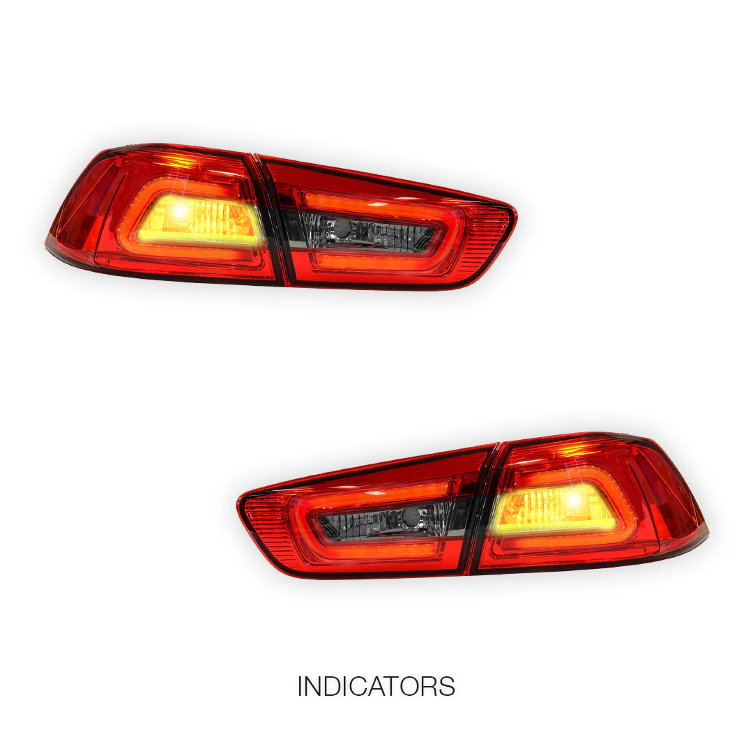 Mitsubishi Lancer CJ / CF (2007 - 2019) 3D LED Tail Lights LH + RH - Image 9