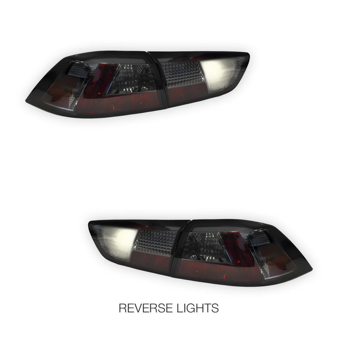 Mitsubishi Lancer EVO 10 (2007 - 2018) Smoked LED Tail Lights LH + RH - Image 5