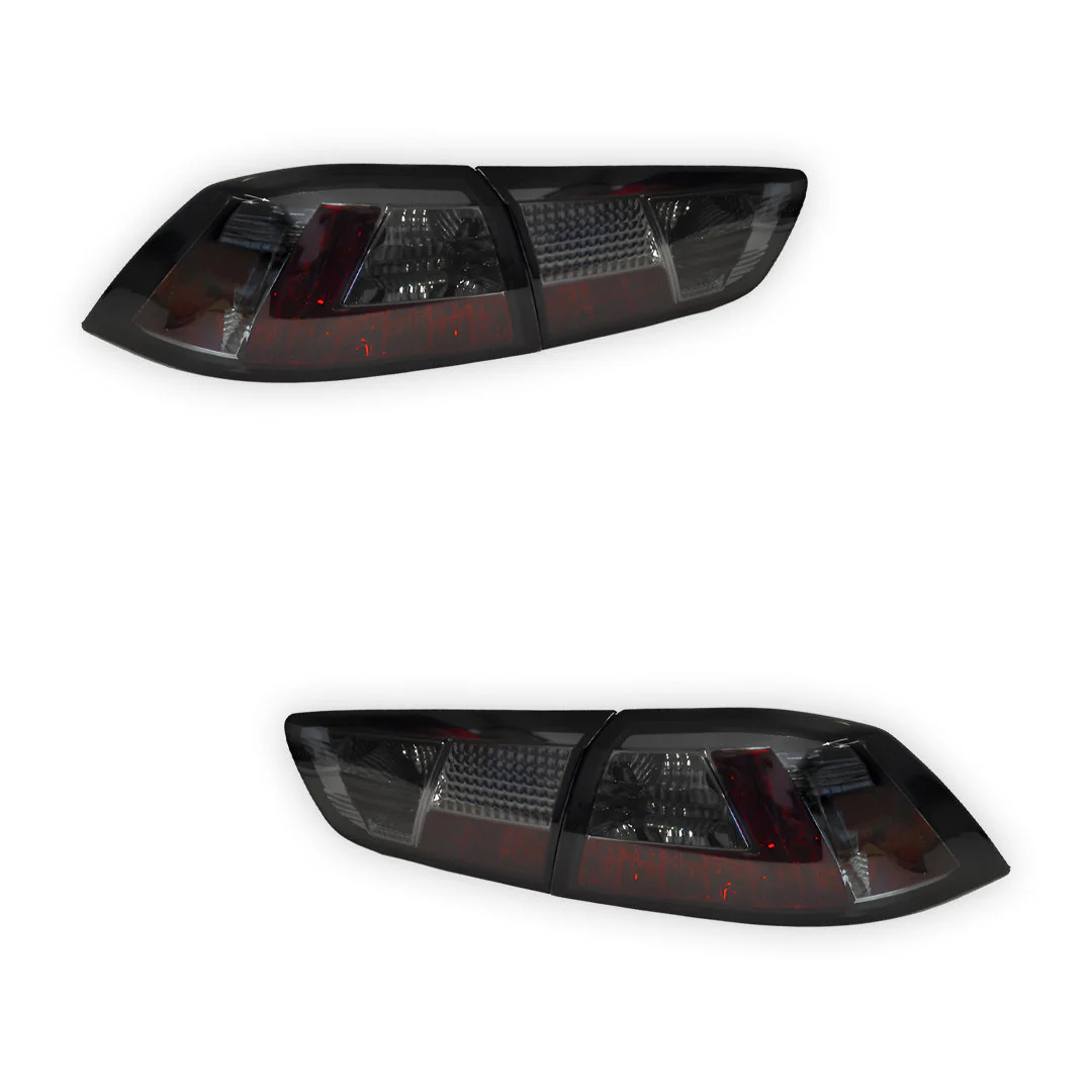 Mitsubishi Lancer EVO 10 (2007 - 2018) Smoked LED Tail Lights LH + RH - Image 6