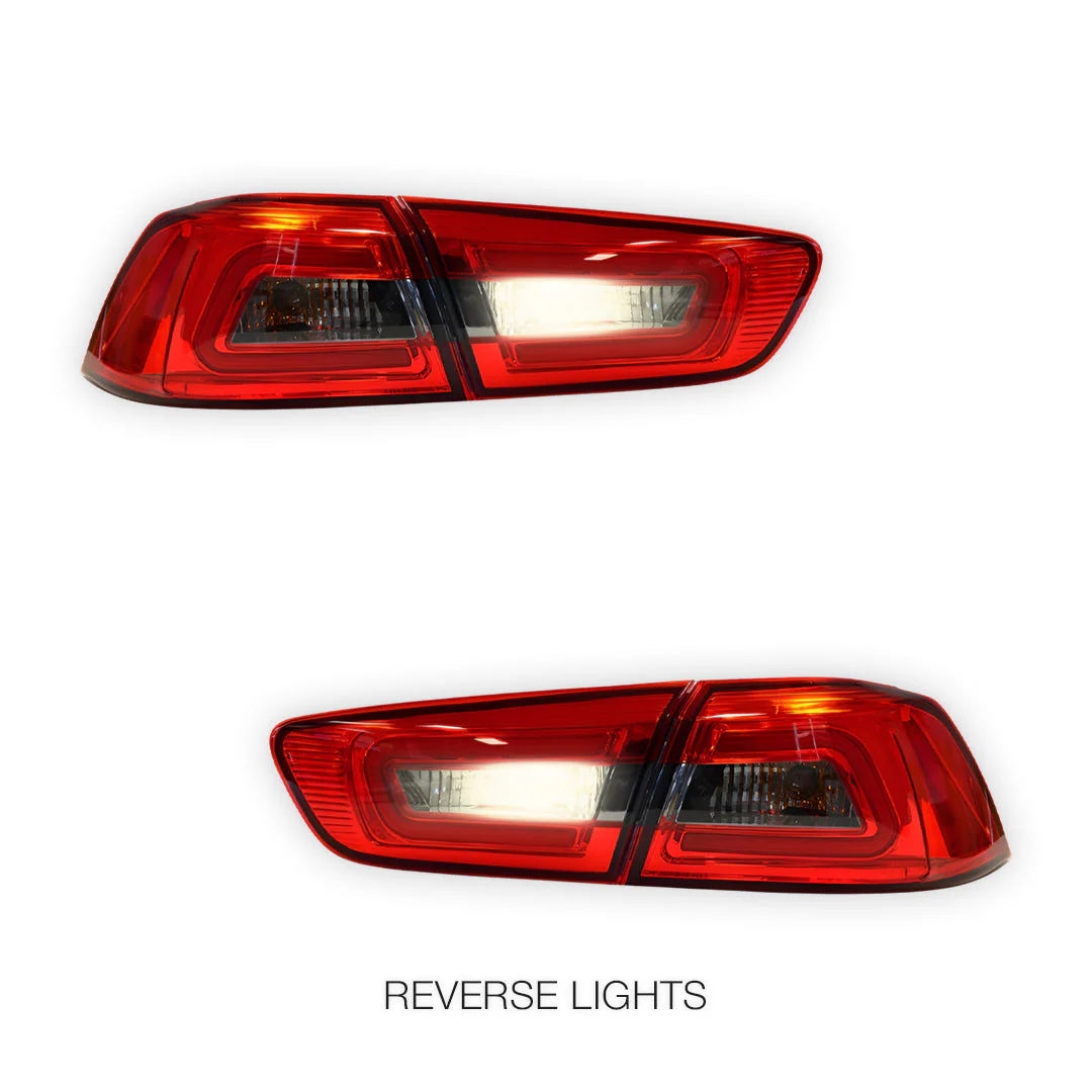 Mitsubishi Lancer EVO 10 (2007 - 2019) 3D LED Tail Lights LH + RH - Image 11