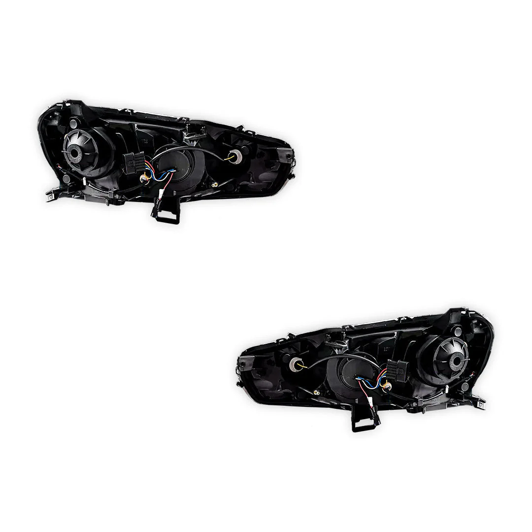 Mitsubishi Lancer Evolution X CF CJ (2007 - 2017) LED DRL Headlights LH + RH - Image 7