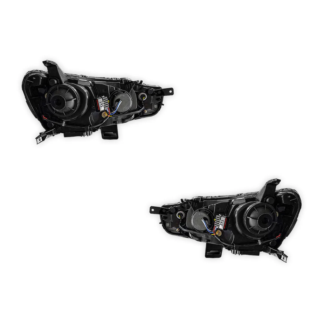 Mitsubishi Lancer Evolution X CF CJ Sedan (2007 - 2017) Sequential Headlights LH + RH - Image 7