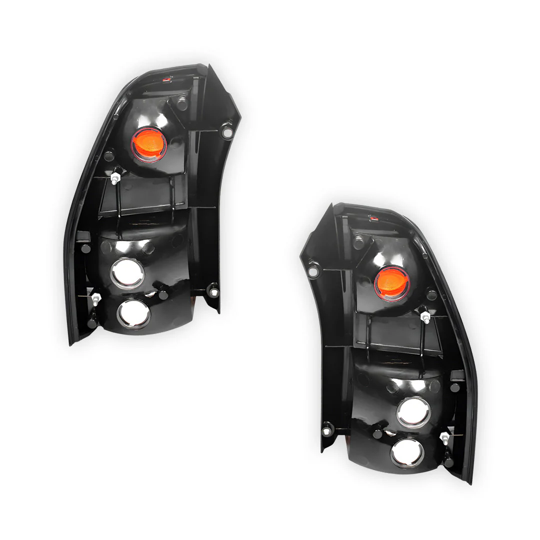 Mitsubishi Magna TW (2004 - 2005) Red / Clear OEM Style Tail Lights LH + RH - Image 3