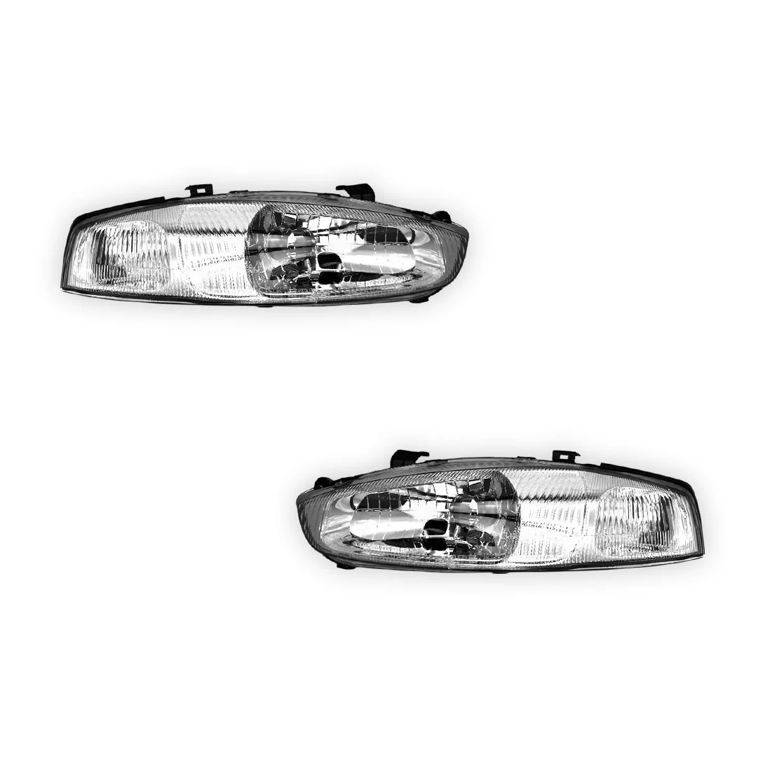 Mitsubishi Mirage CE Series 2 (1998 - 2003) Halogen Headlights LH + RH - Image 2