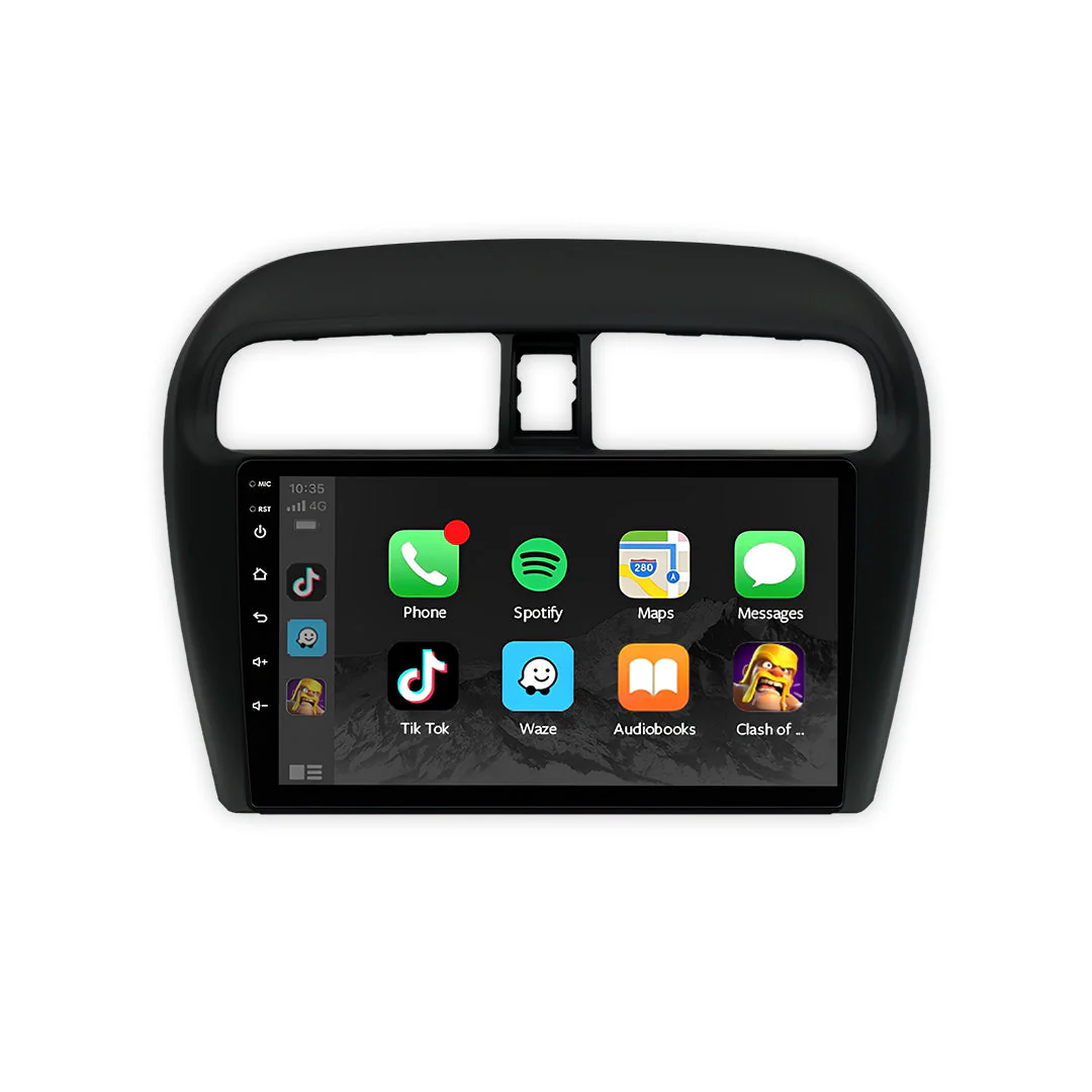 Mitsubishi Mirage CJ (2012 - 2019) 9" 13.3" Wireless Android 15 Head Unit for Apple CarPlay / Android Auto - Image 2