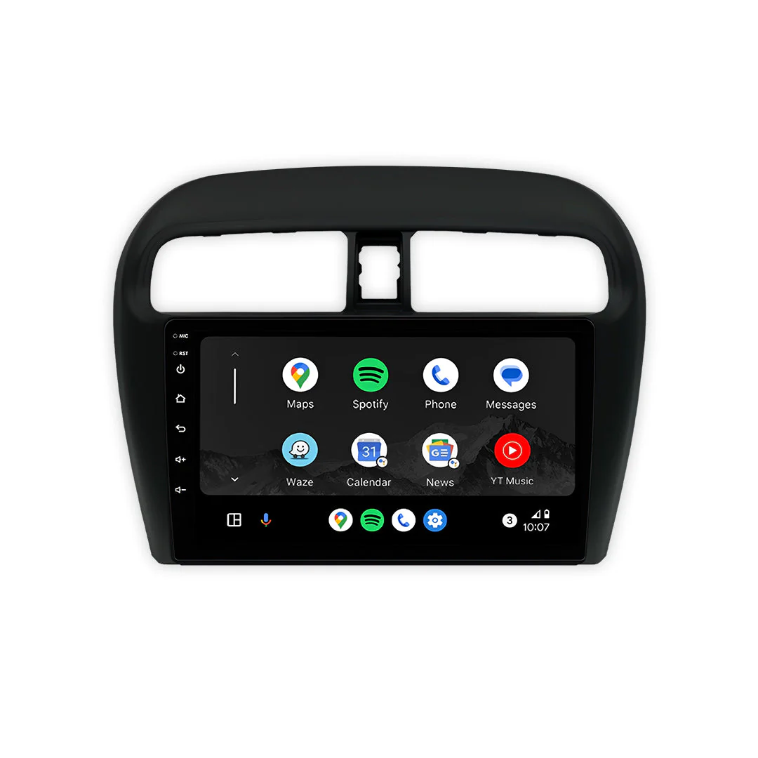 Mitsubishi Mirage CJ (2012 - 2019) 9" 13.3" Wireless Android 15 Head Unit for Apple CarPlay / Android Auto - Image 3