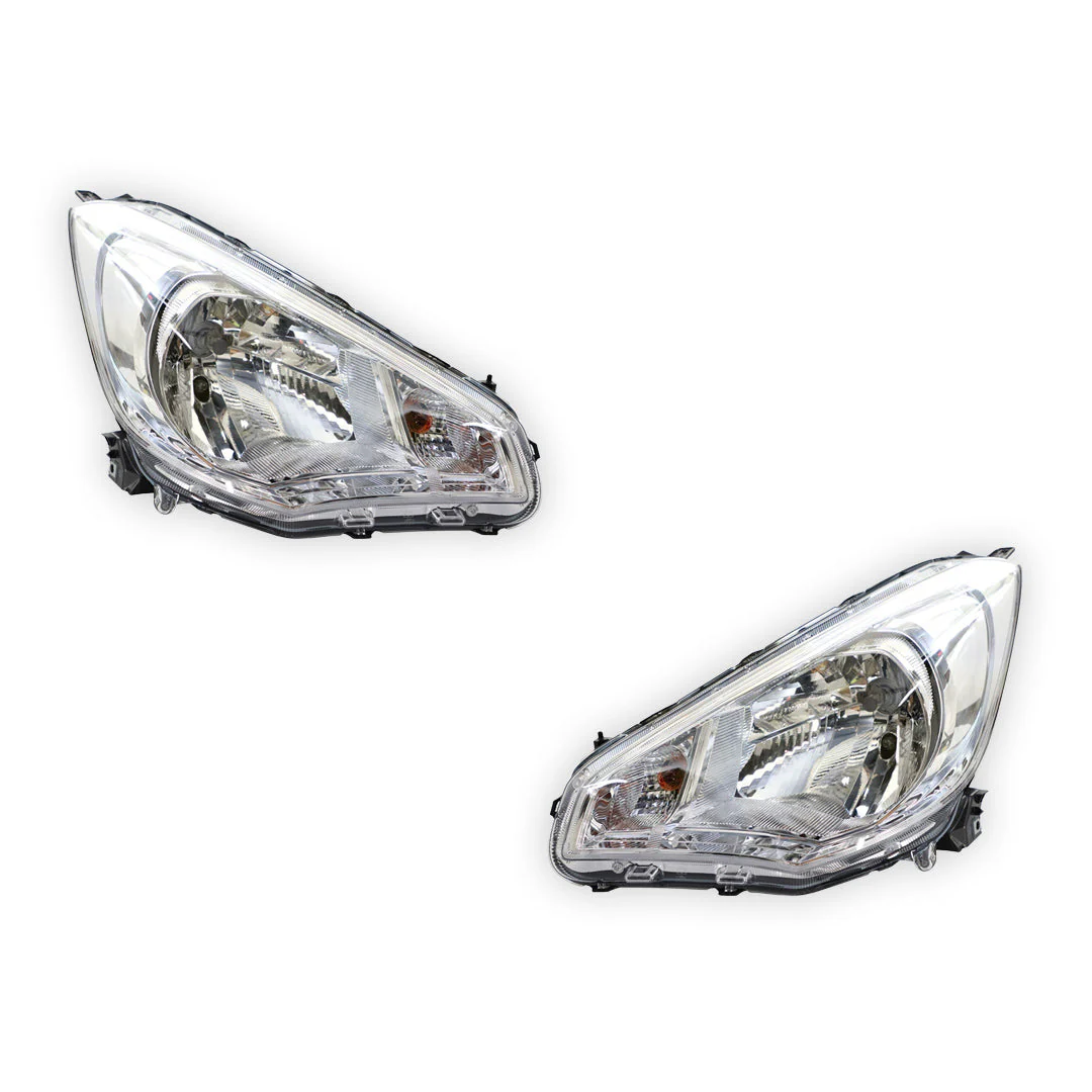 Mitsubishi Mirage LA (2014 - 2020) Genuine Headlights LH + RH - Image 2