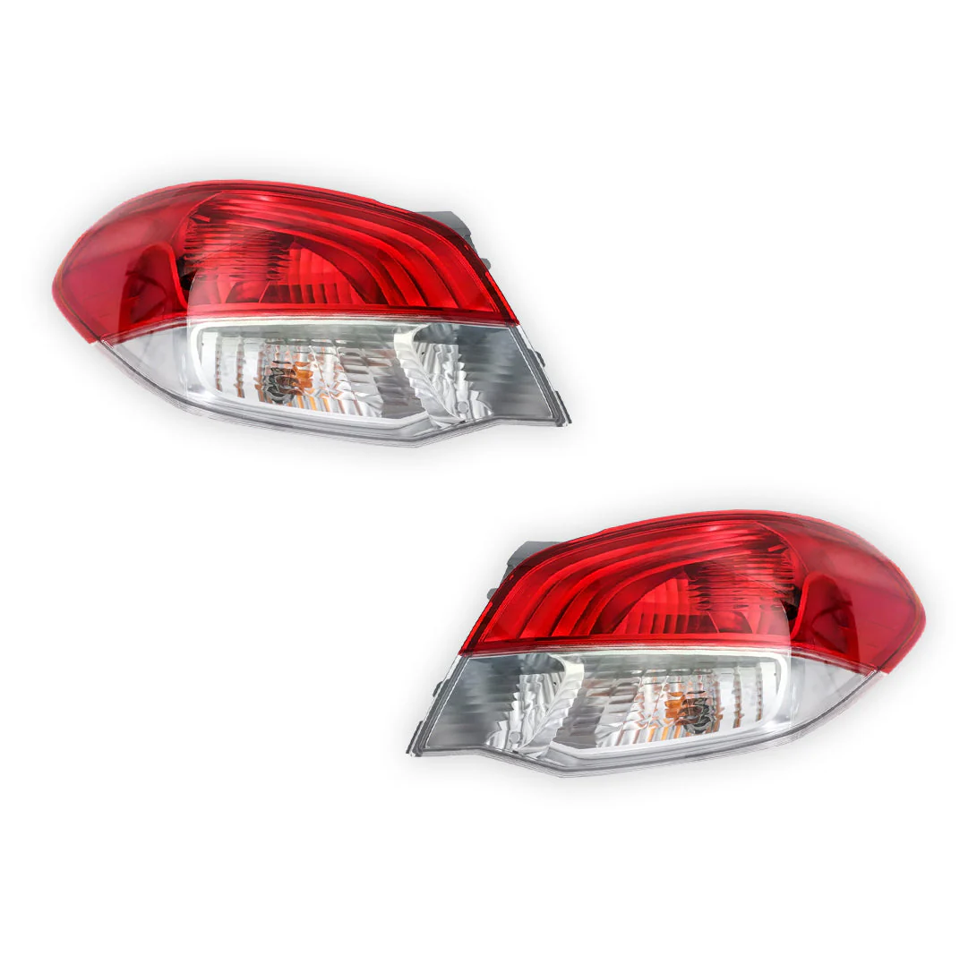 Mitsubishi Mirage LA (2014 - 2020) Genuine Red / Clear Tail Lights LH + RH - Image 2