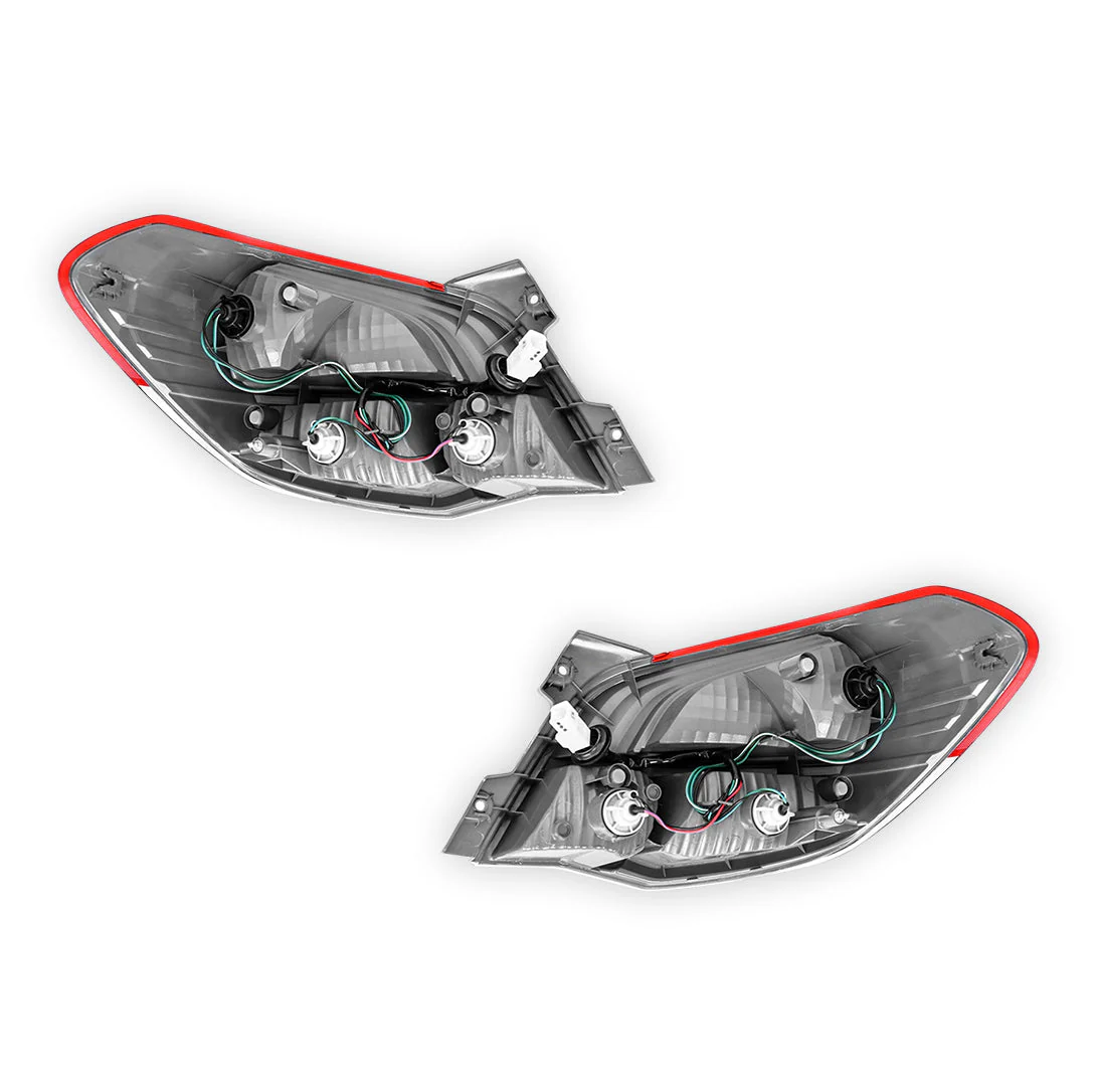 Mitsubishi Mirage LA (2014 - 2020) Genuine Red / Clear Tail Lights LH + RH - Image 3