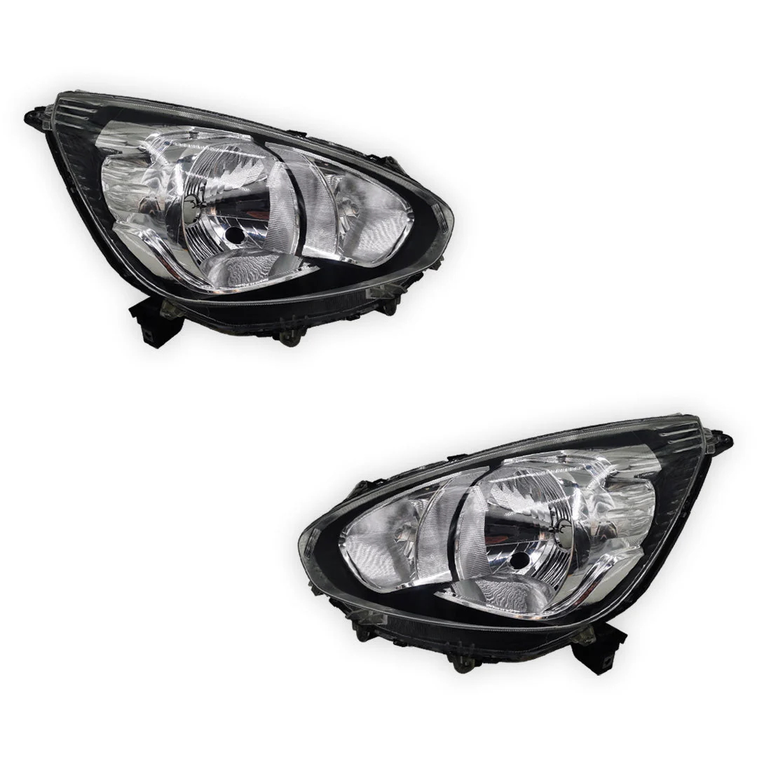 Mitsubishi Mirage LA (2016 - 2020) Halogen OEM Style Headlights LH + RH - Image 2