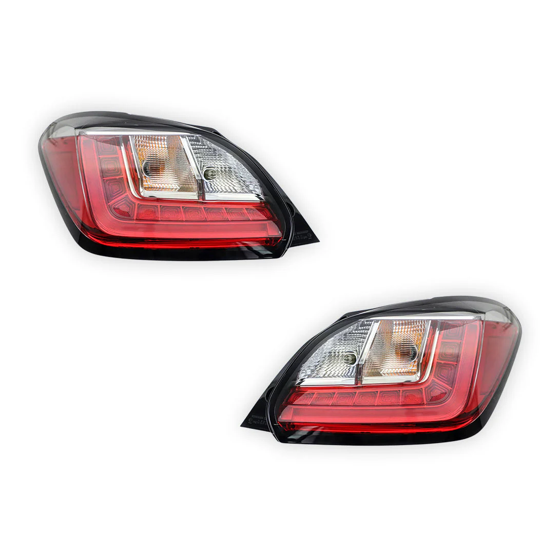 Mitsubishi Mirage LA (2020 - 2023) Genuine Amber / Black LED Tail Lights LH + RH - Image 2