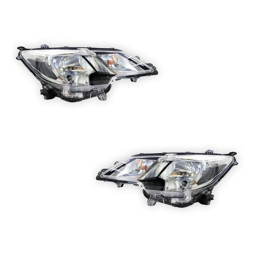 Mitsubishi Mirage LA (2020 - 2023) Genuine Black Headlights LH + RH - Image 2