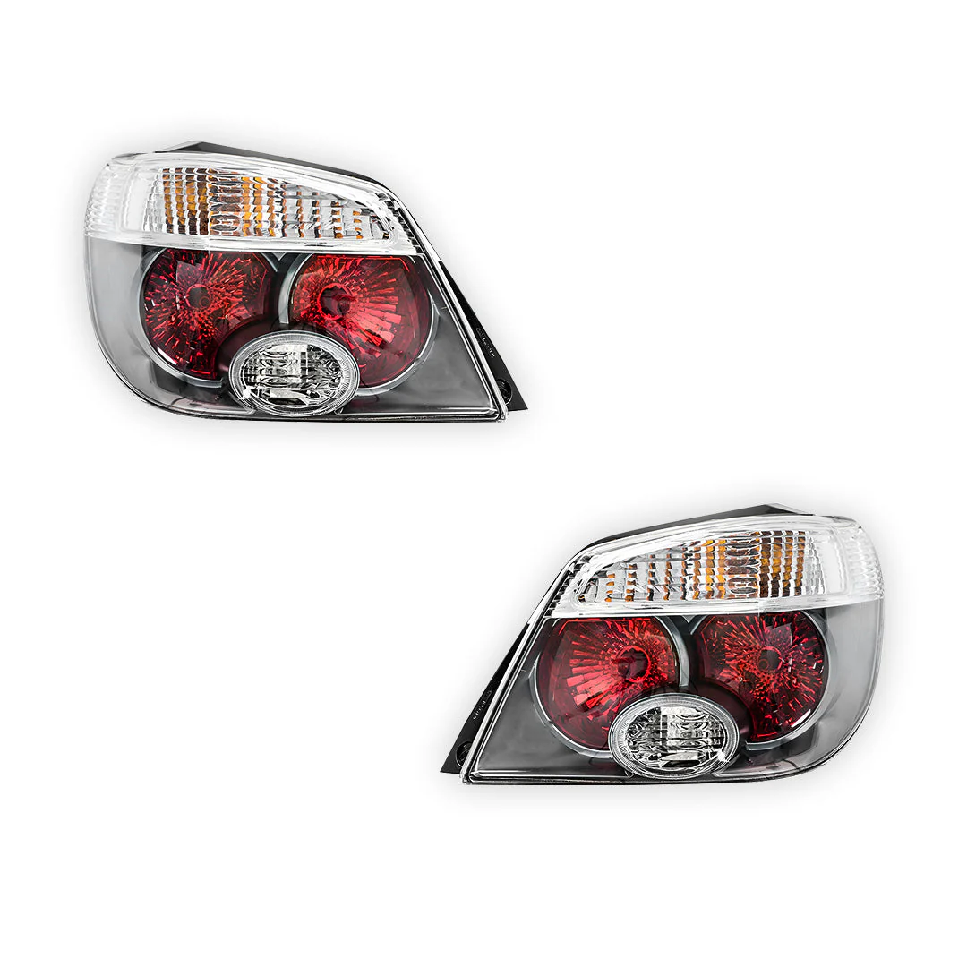 Mitsubishi Outlander ZF (2004 - 2006) Clear Halogen OEM Style Tail Lights LH + RH - Image 2