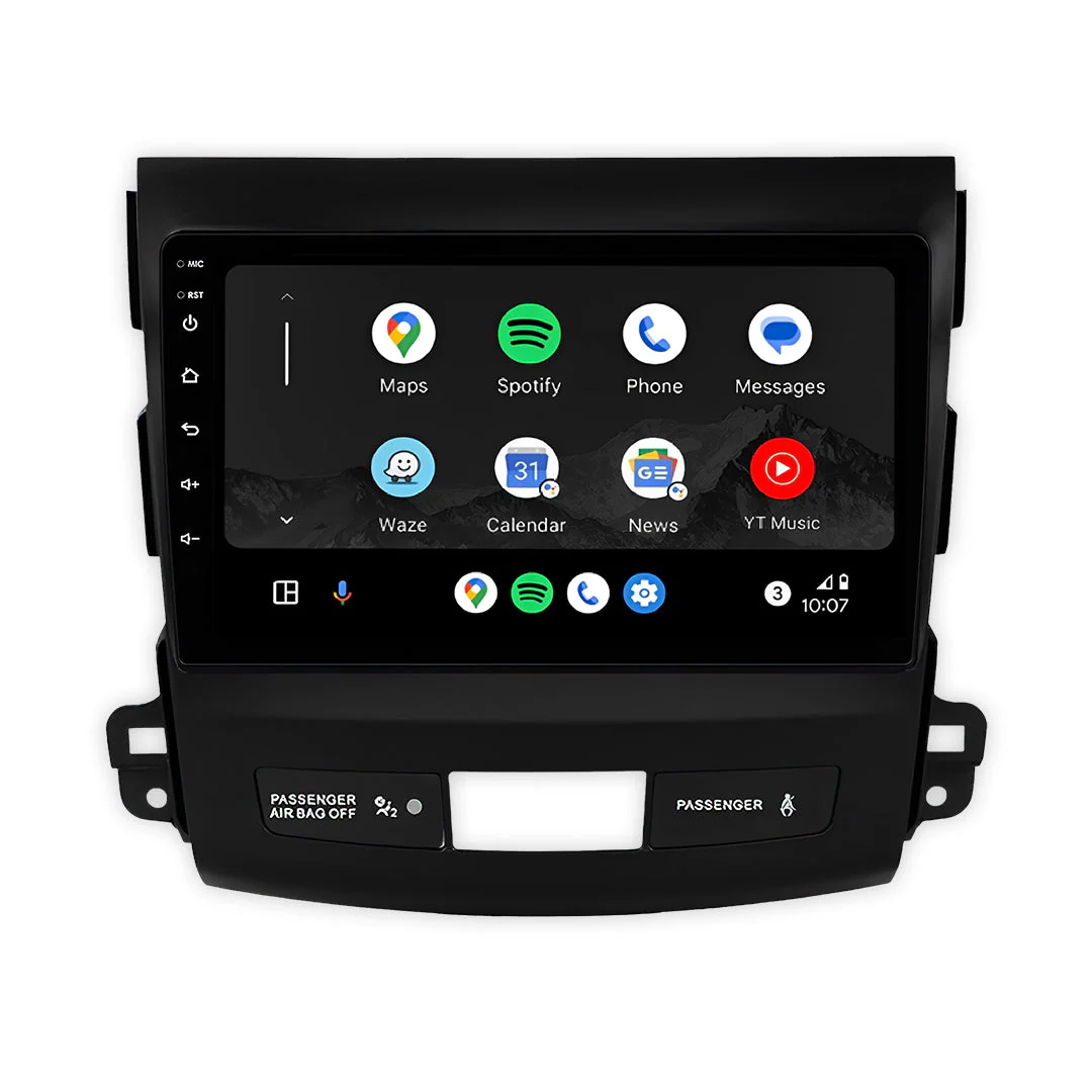 Mitsubishi Outlander ZG / ZH (2006 - 2012) 9" 13.3" Wireless Android 15 Head Unit for Apple CarPlay / Android Auto - Image 2
