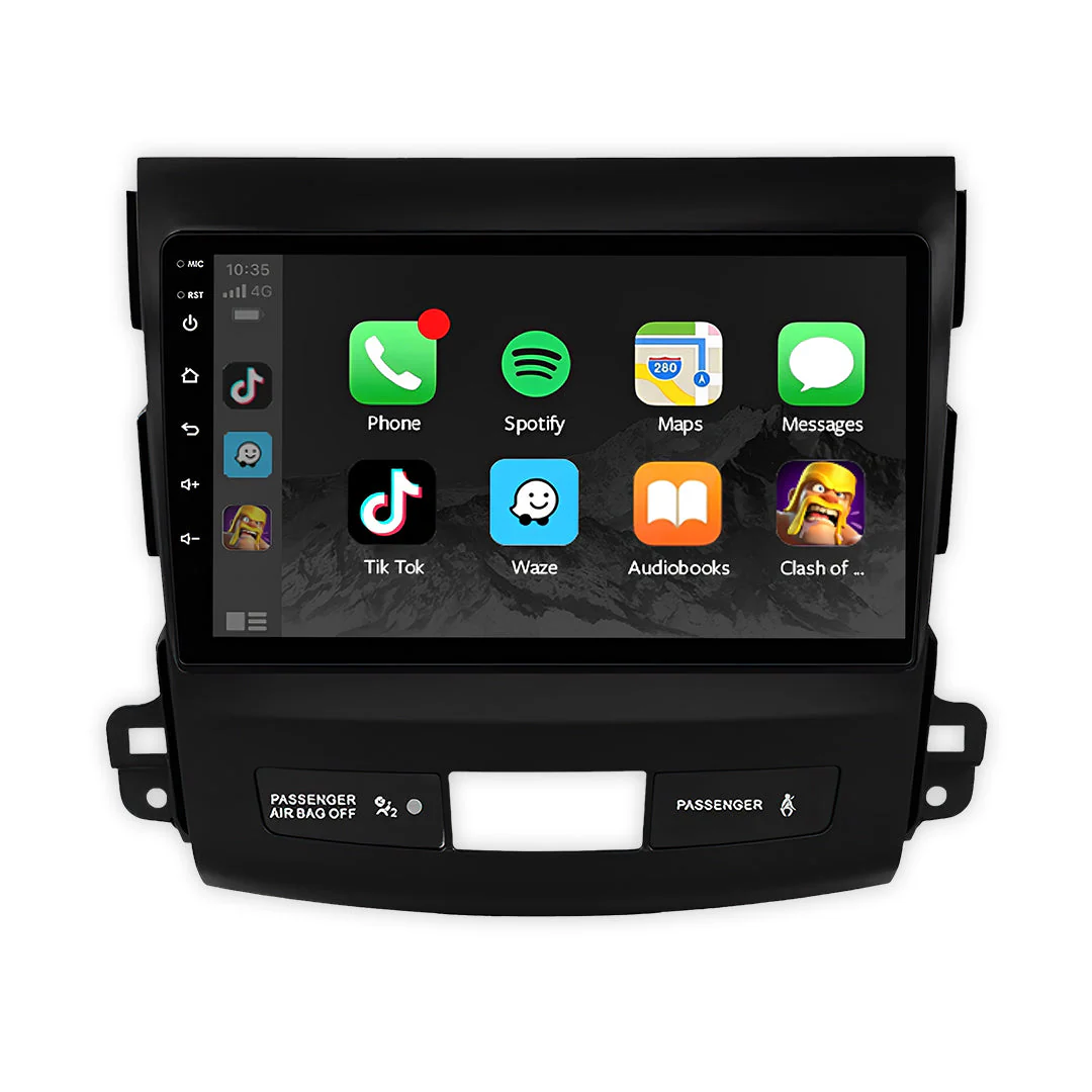 Mitsubishi Outlander ZG / ZH (2006 - 2012) 9" 13.3" Wireless Android 15 Head Unit for Apple CarPlay / Android Auto - Image 3