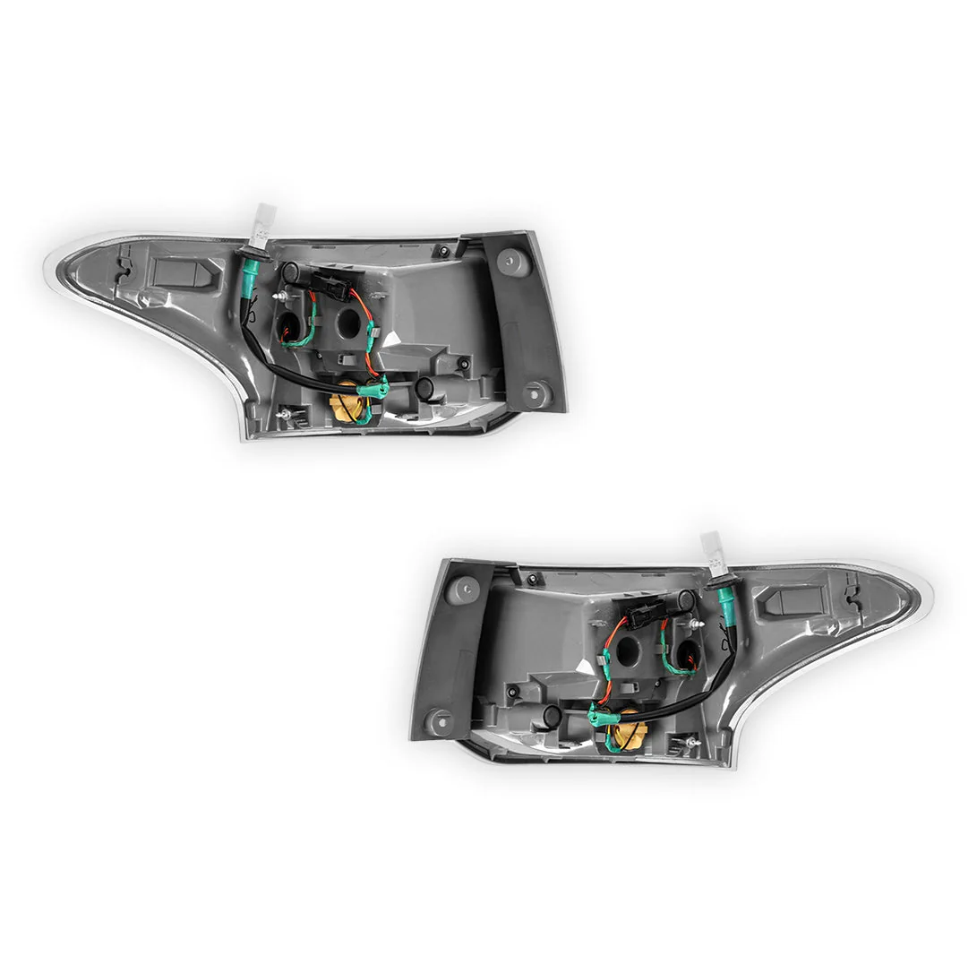 Mitsubishi Outlander ZJ (2012 - 2014) Genuine Outer Red / White Tail Lights LH + RH - Image 3
