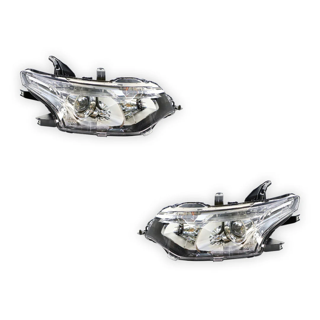 Mitsubishi Outlander ZJ (2012 - 2014) Genuine Xenon Headlights LH + RH - Image 2