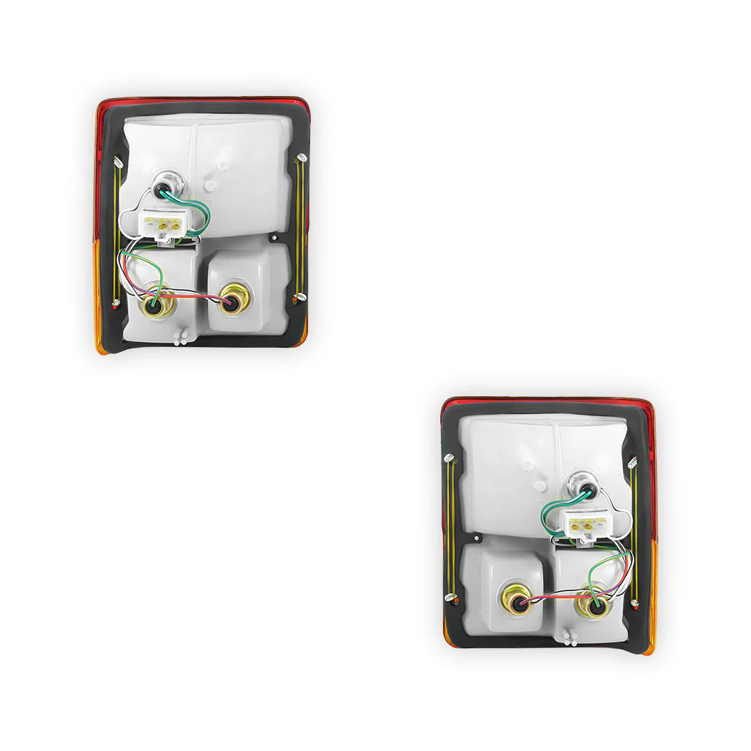 Mitsubishi Pajero NA / NB / NC / ND / NE / NF / NG (1983 - 1991) Halogen OEM Style Tail Lights LH + RH - Image 3