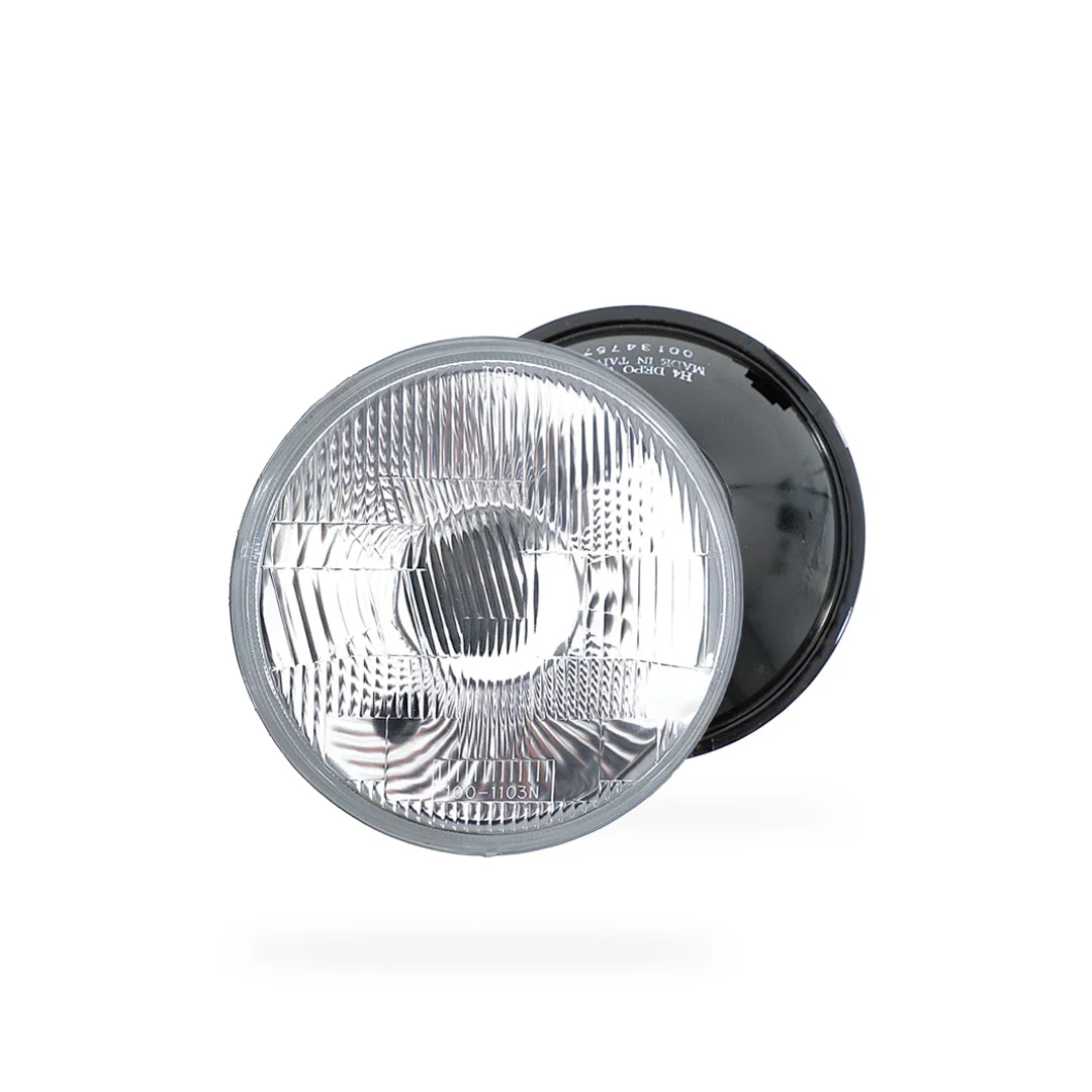 Mitsubishi Pajero NG (1989 - 1990) Semi-Sealed Beam Halogen OEM Style Headlights LH + RH