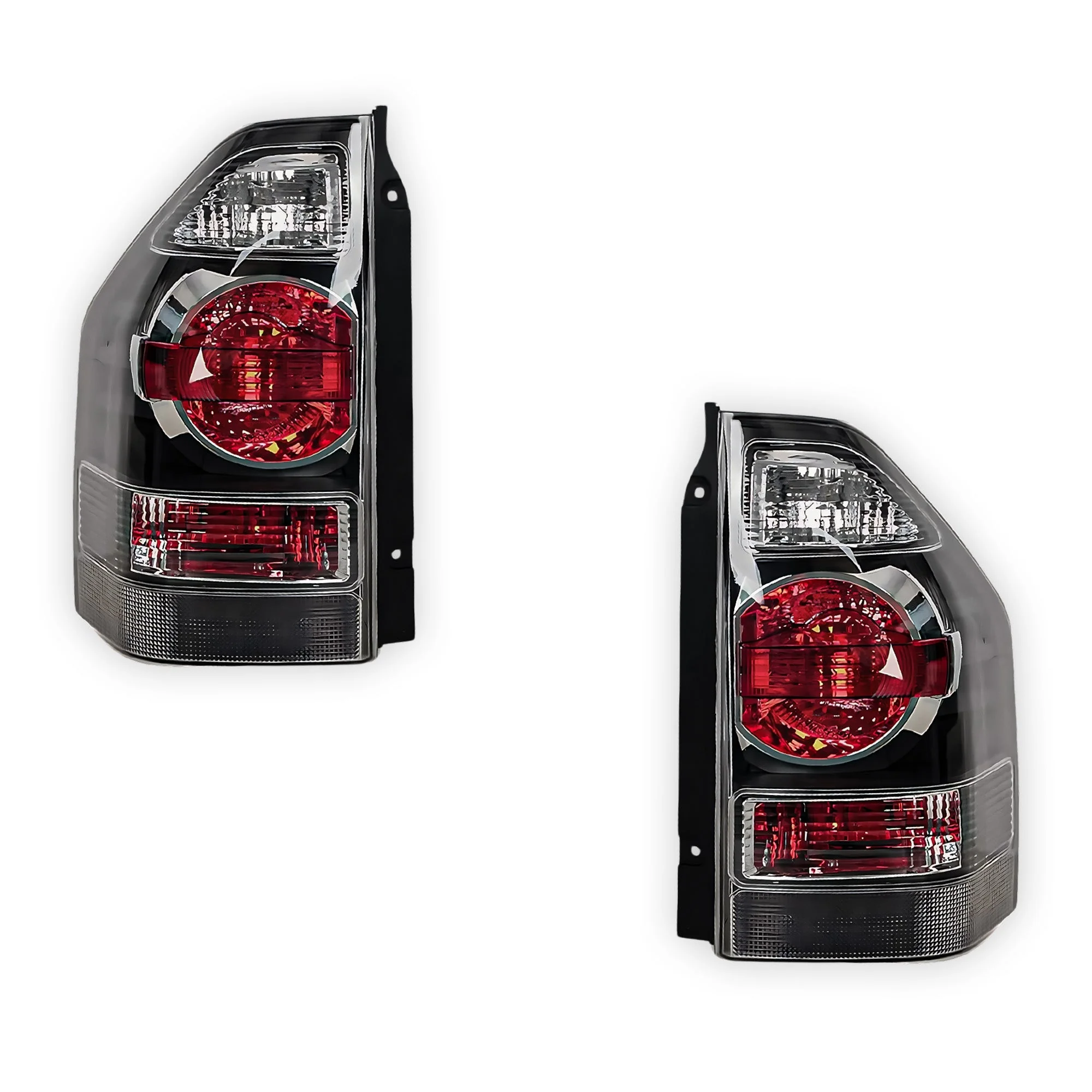 Mitsubishi Pajero NM / NP (2000 - 2006) Black OEM Style Tail Lights LH + RH - Image 2