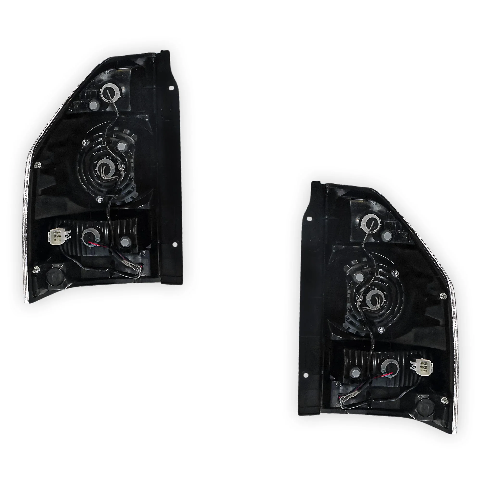 Mitsubishi Pajero NM / NP (2000 - 2006) Black OEM Style Tail Lights LH + RH - Image 3