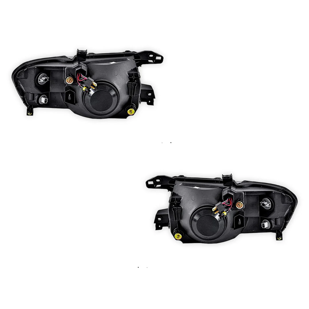 Mitsubishi Pajero NP (2000 - 2006) Clear OEM Style Headlights LH + RH - Image 3