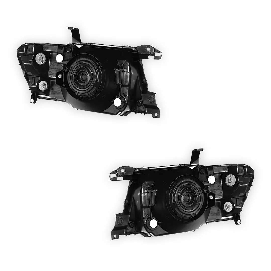 Mitsubishi Pajero NP (2002 - 2006) Smoked Halogen OEM Style Headlights LH + RH - Image 3