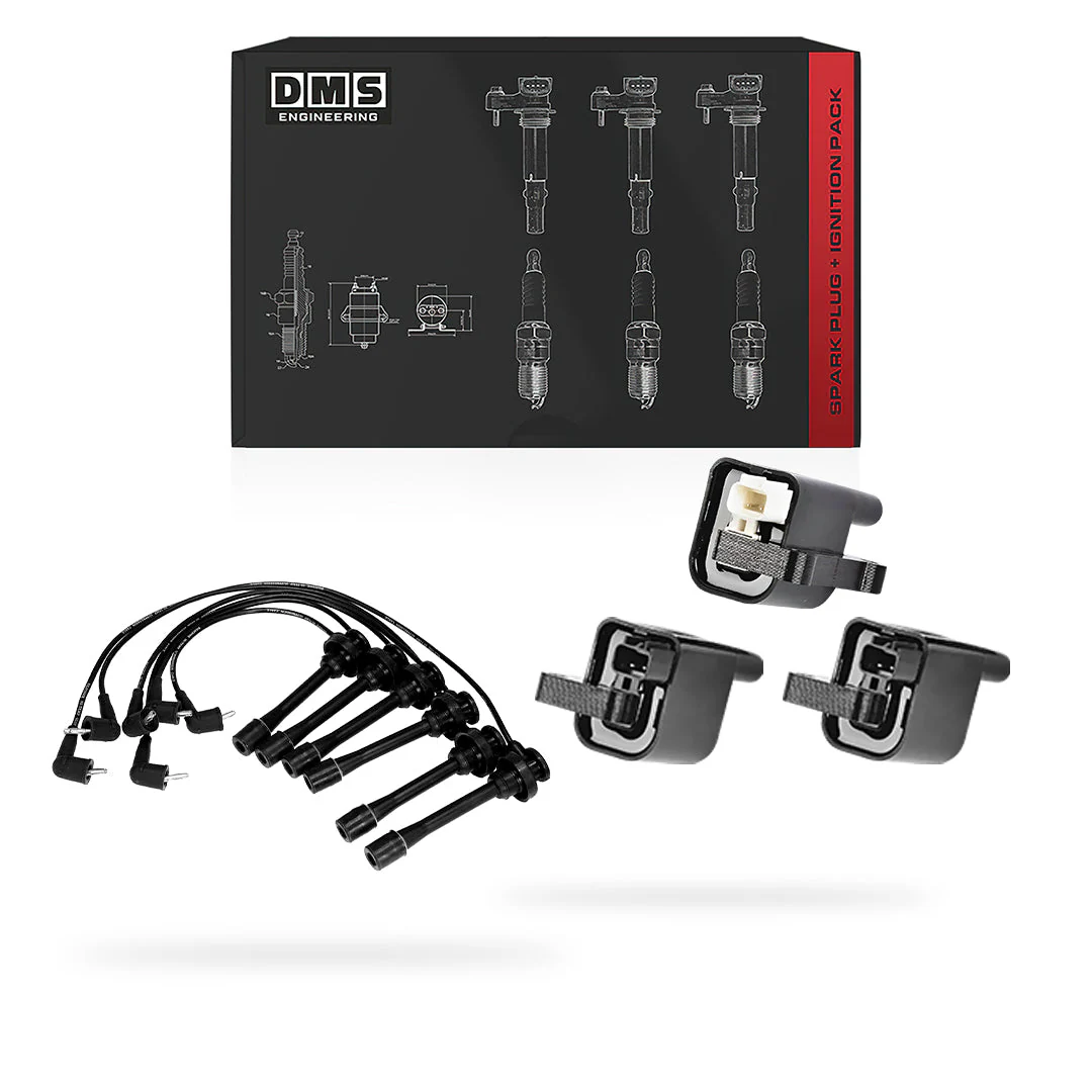 Mitsubishi Pajero Sport (1997 - 2003) 3.5L Ignition Coil Packs and Spark Plug Leads Complete Set