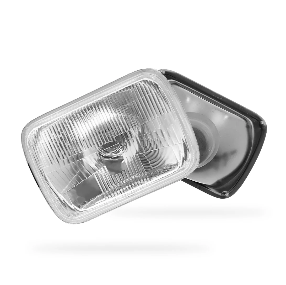 Mitsubishi Triton ME / MF / MG / MH / MJ / MK (1986 - 2006) Headlights with H4 Globe Glass Lens LH + RH