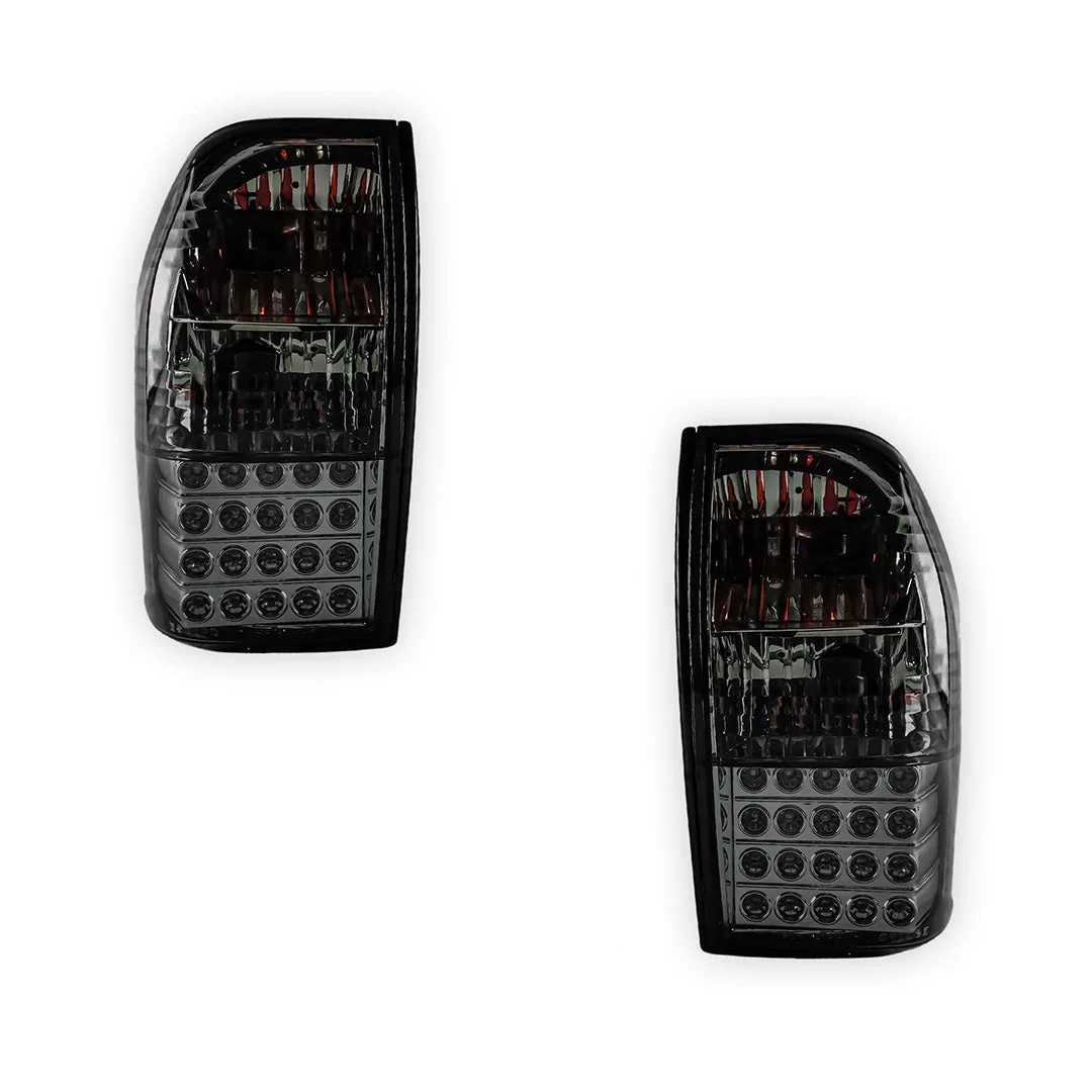 Mitsubishi Triton MK (1996 - 2005) Smoked Tail Lights LH + RH - Image 2