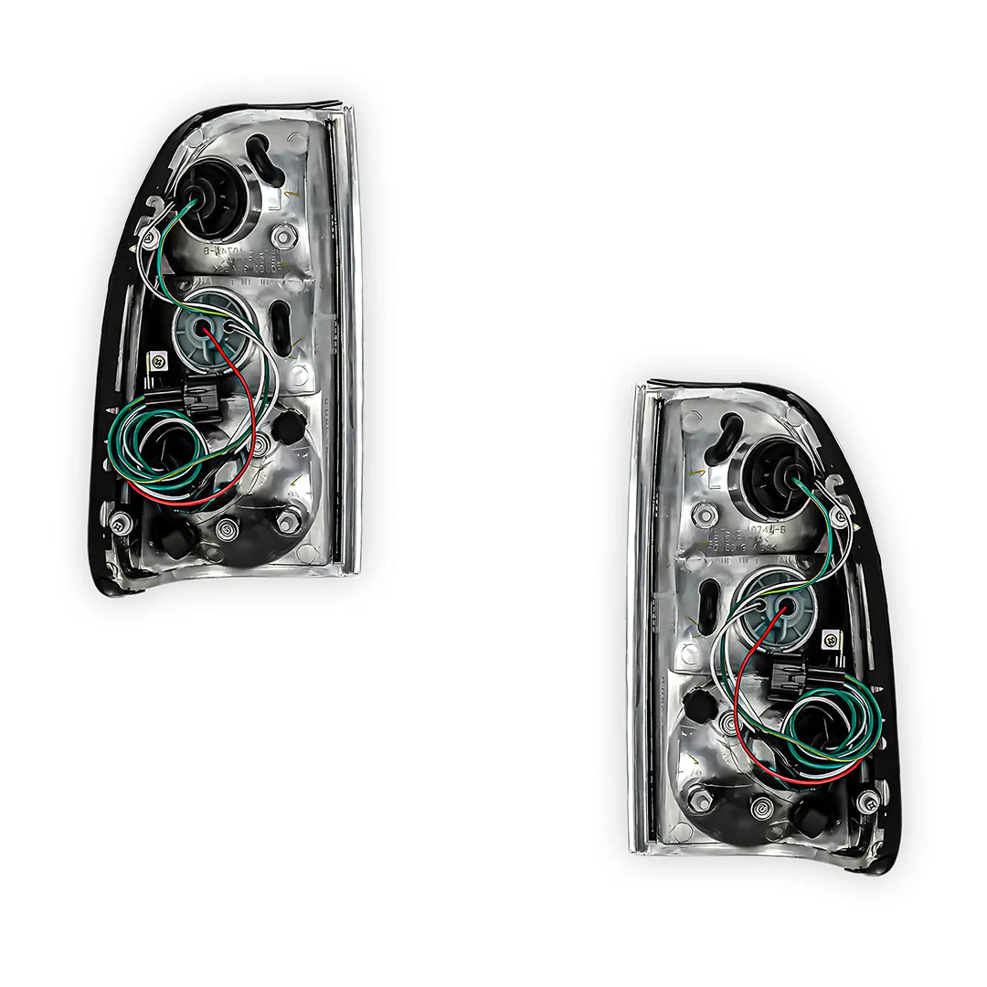 Mitsubishi Triton MK (1996 - 2005) Smoked Tail Lights LH + RH - Image 3