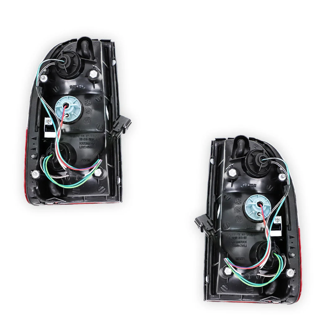 Mitsubishi Triton MK (2004 - 2006) White / Red OEM Style Tail Lights LH + RH - Image 3