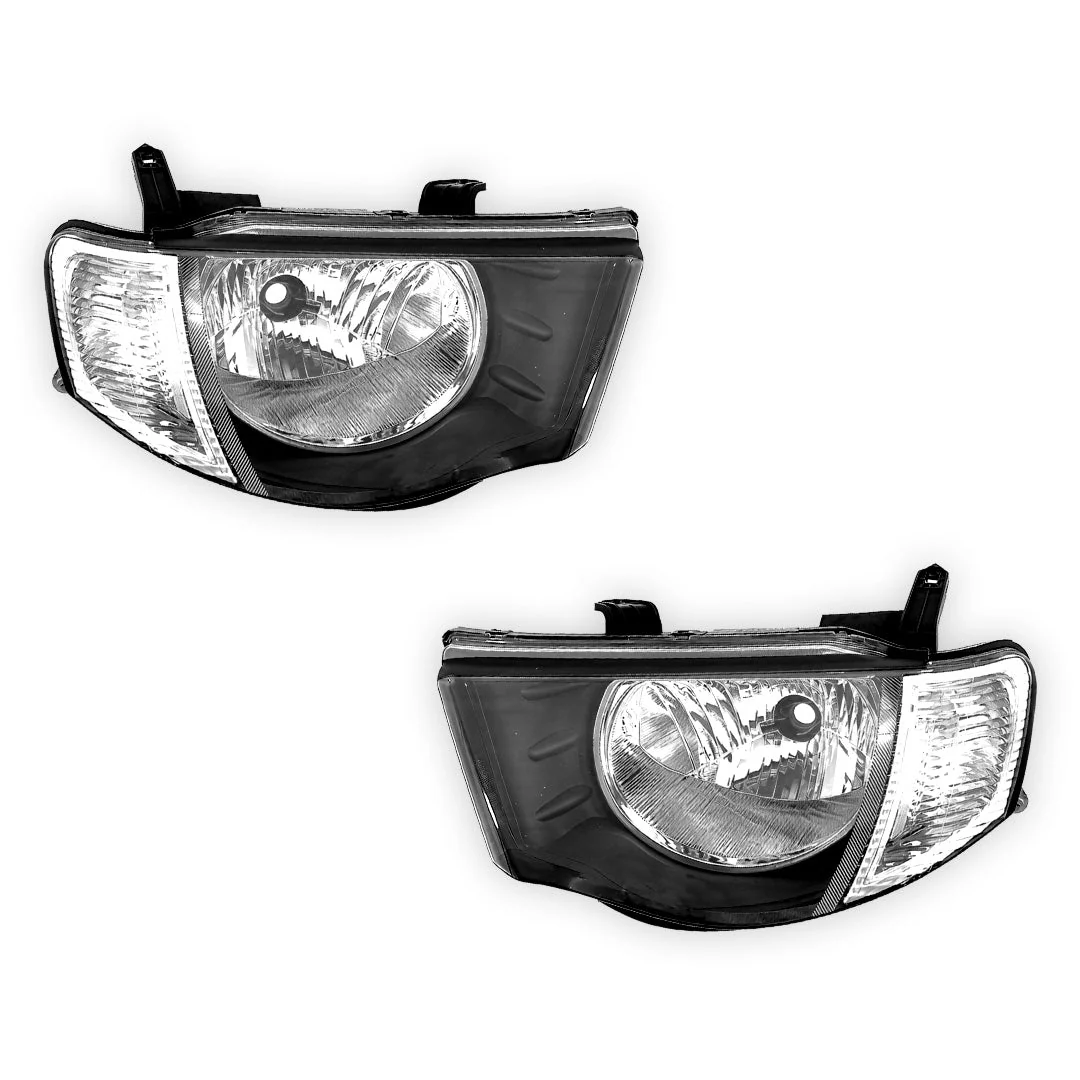 Mitsubishi Triton ML (2006 - 2009) OEM Style Headlights LH + RH - Image 2