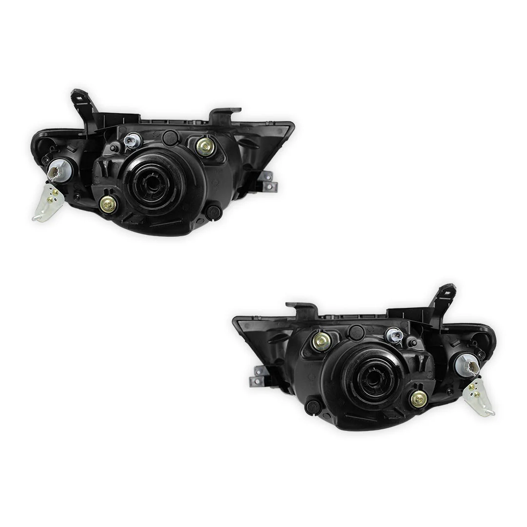 Mitsubishi Triton ML (2006 - 2009) Round Reflector OEM Style Headlights LH + RH - Image 3