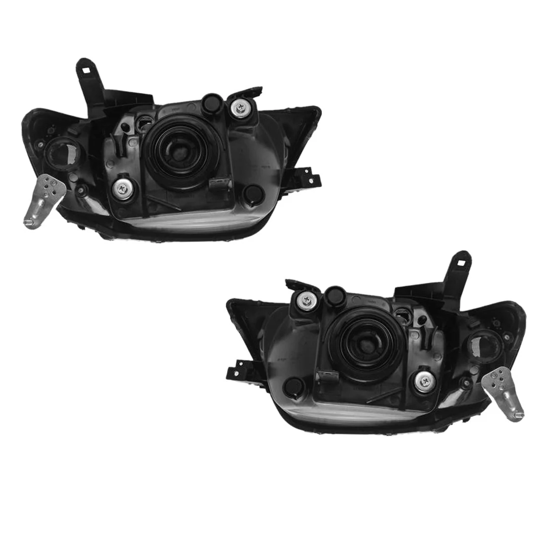 Mitsubishi Triton ML (2006 - 2009) Square Reflector Headlights LH + RH - Image 3