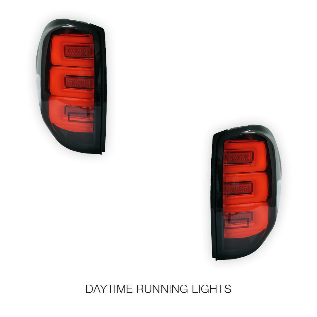 Mitsubishi Triton ML MN (2005 - 2015) Smoked Tail Lights LH + RH - Image 2