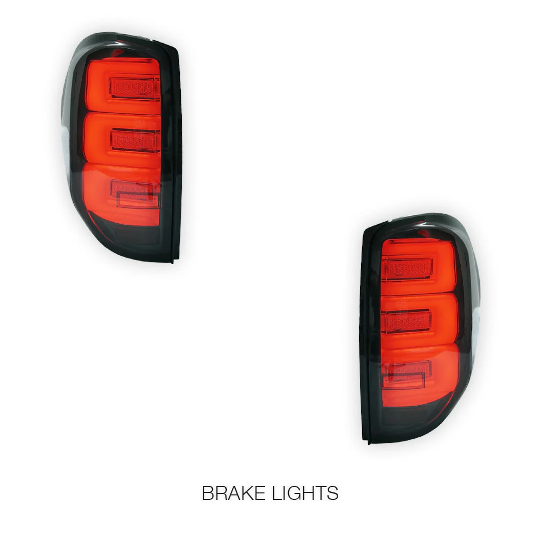 Mitsubishi Triton ML MN (2005 - 2015) Smoked Tail Lights LH + RH - Image 5