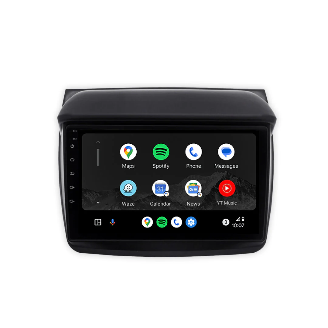 Mitsubishi Triton ML MN (2006 - 2015) 9" 13.3" Wireless Android 15 Head Unit for Apple CarPlay / Android Auto - Image 2