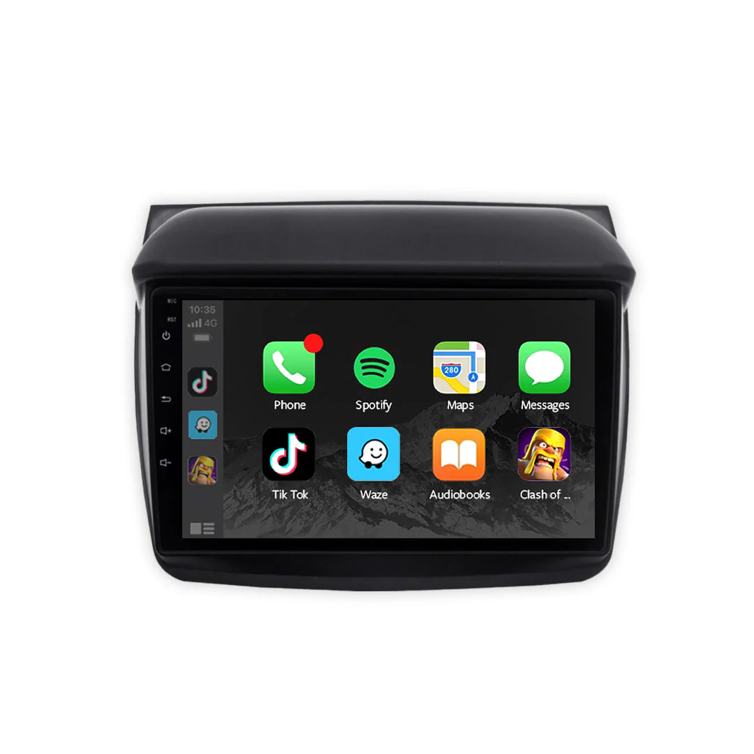 Mitsubishi Triton ML MN (2006 - 2015) 9" 13.3" Wireless Android 15 Head Unit for Apple CarPlay / Android Auto - Image 3
