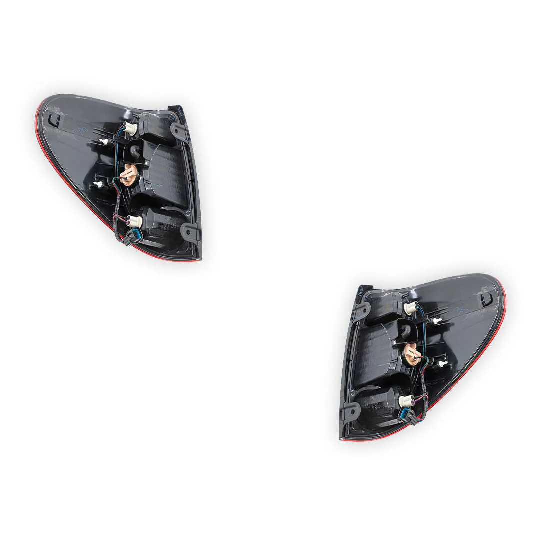 Mitsubishi Triton MN (2009 - 2015) Genuine Red Halogen Tail Lights LH + RH - Image 3