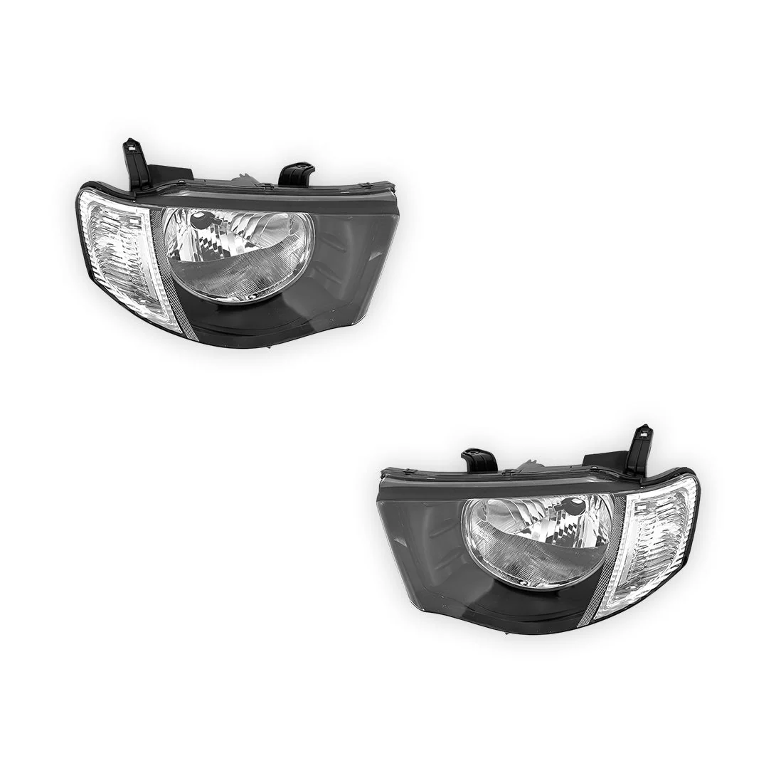 Mitsubishi Triton ML / MN (2009 - 2015) Headlights LH + RH - Image 2