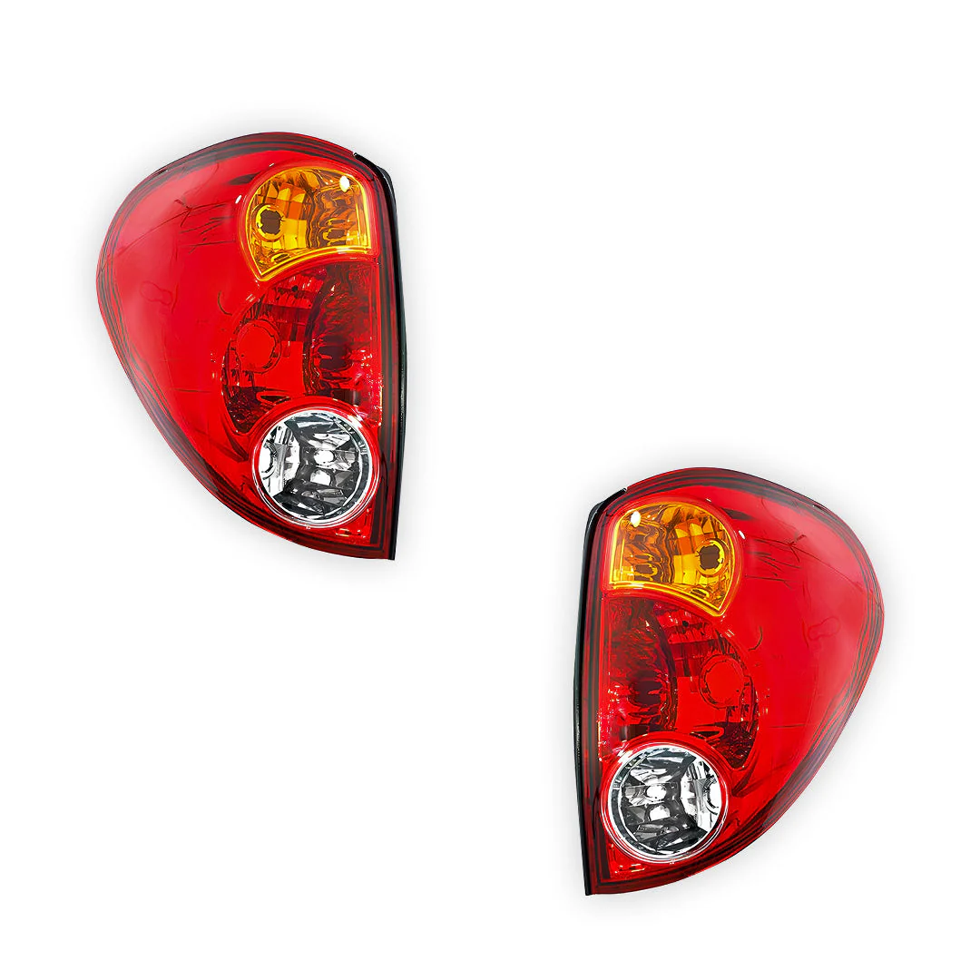 Mitsubishi Triton MN (2009 - 2015) Red OEM Style Tail Lights LH + RH - Image 2
