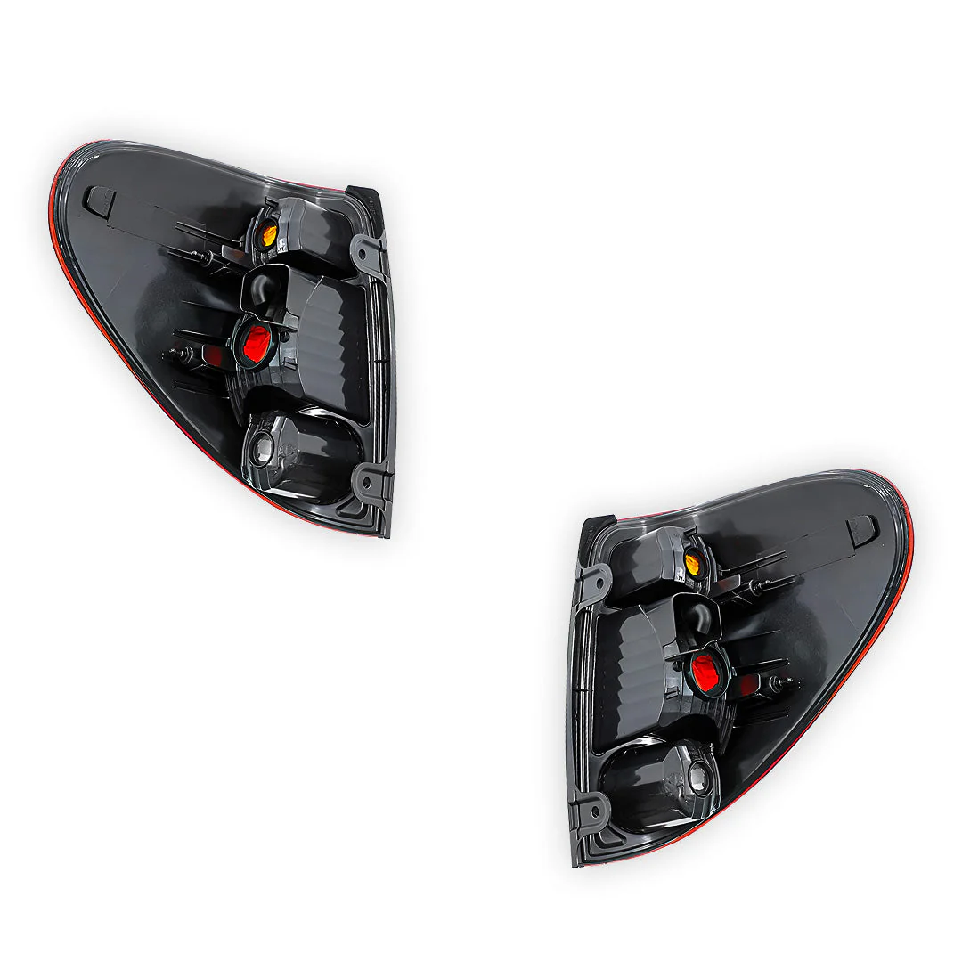 Mitsubishi Triton MN (2009 - 2015) Red OEM Style Tail Lights LH + RH - Image 3