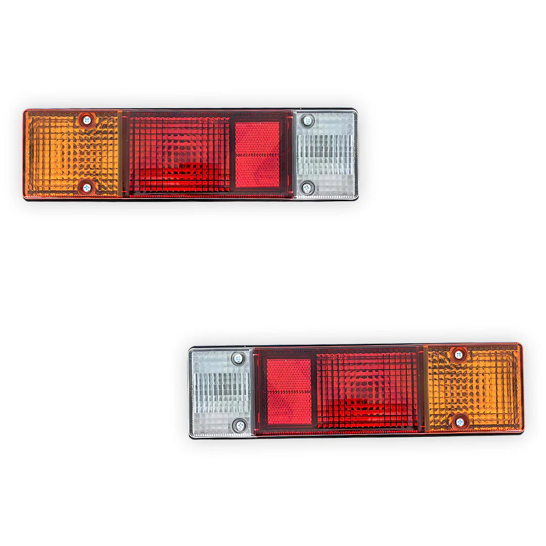 Mitsubishi Triton MQ (2015 - 2018) Clear / Read Halogen  OEM Style Tail Lights LH + RH - Image 2