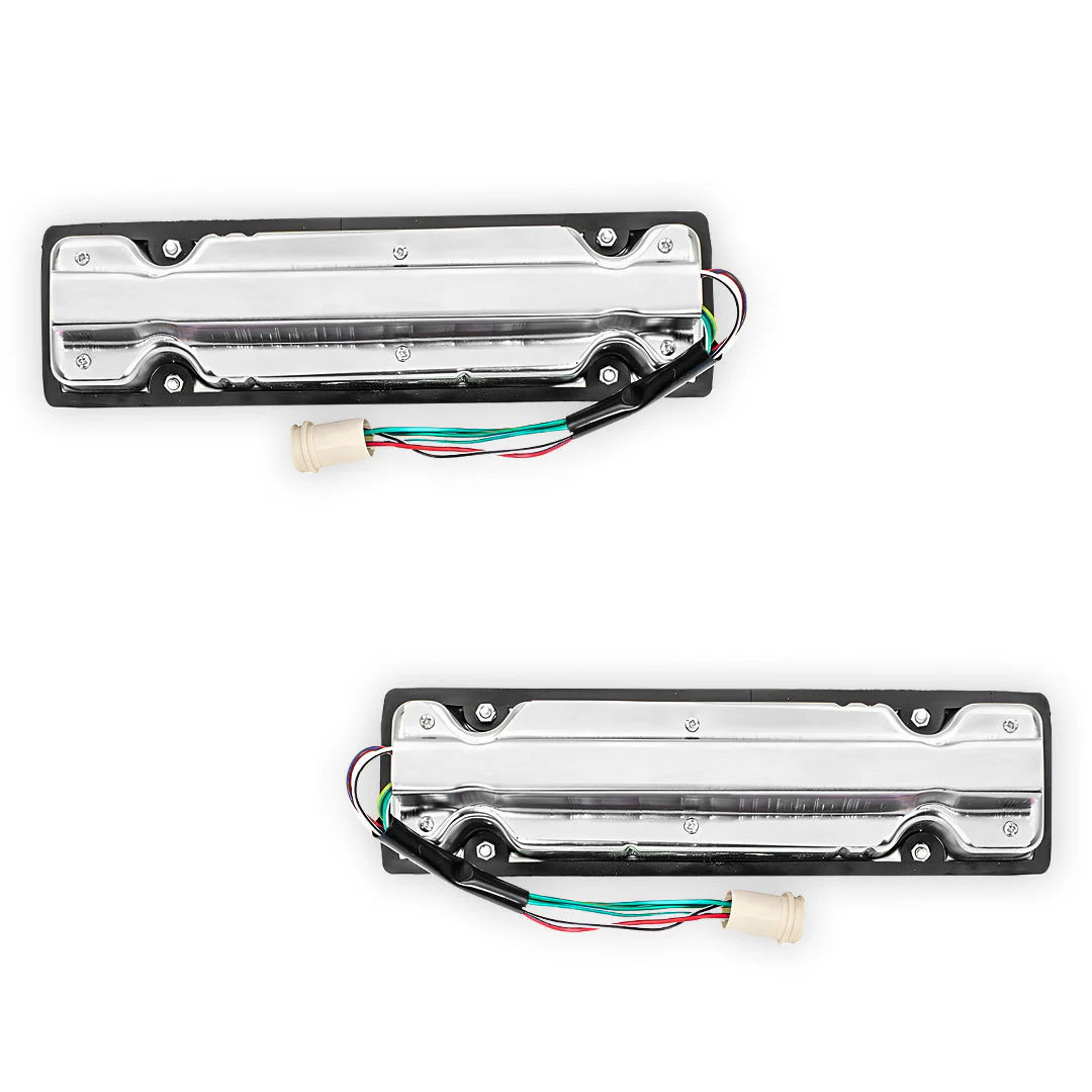 Mitsubishi Triton MQ (2015 - 2018) Clear / Read Halogen  OEM Style Tail Lights LH + RH - Image 3
