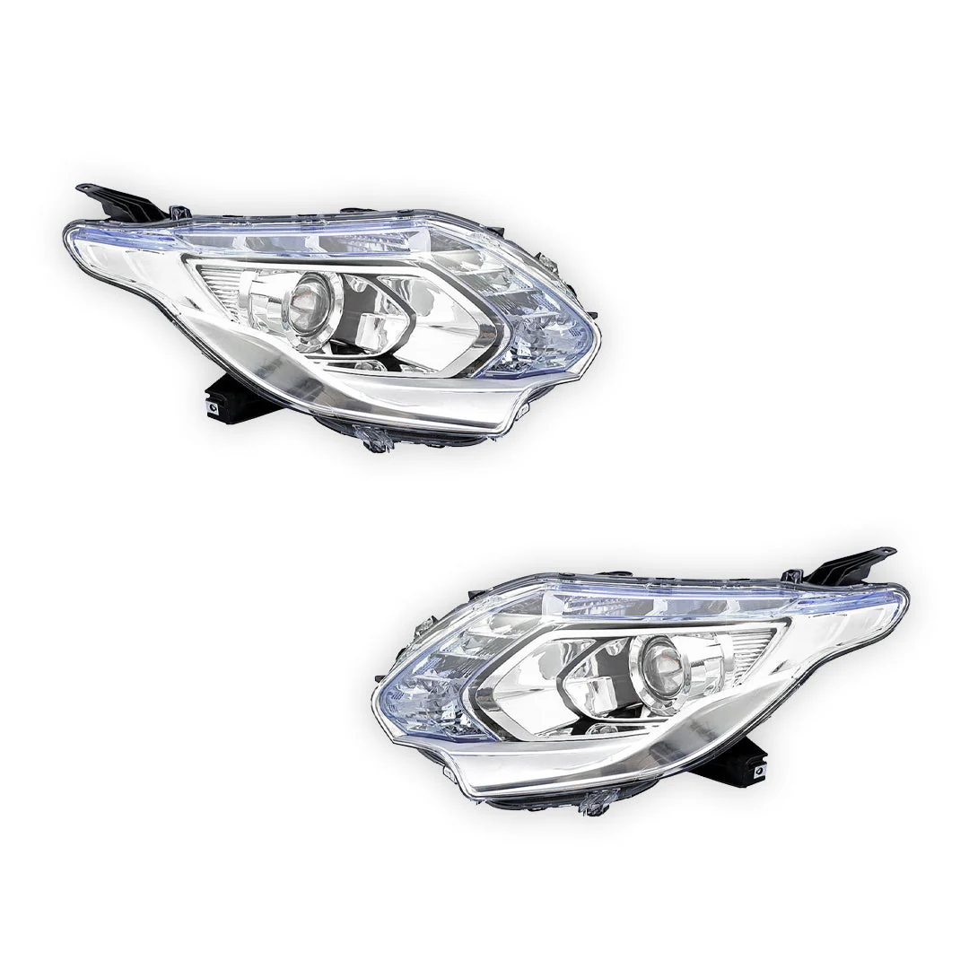 Mitsubishi Triton MQ (2015 - 2018) Clear Xenon OEM Style Headlights LH + RH - Image 2
